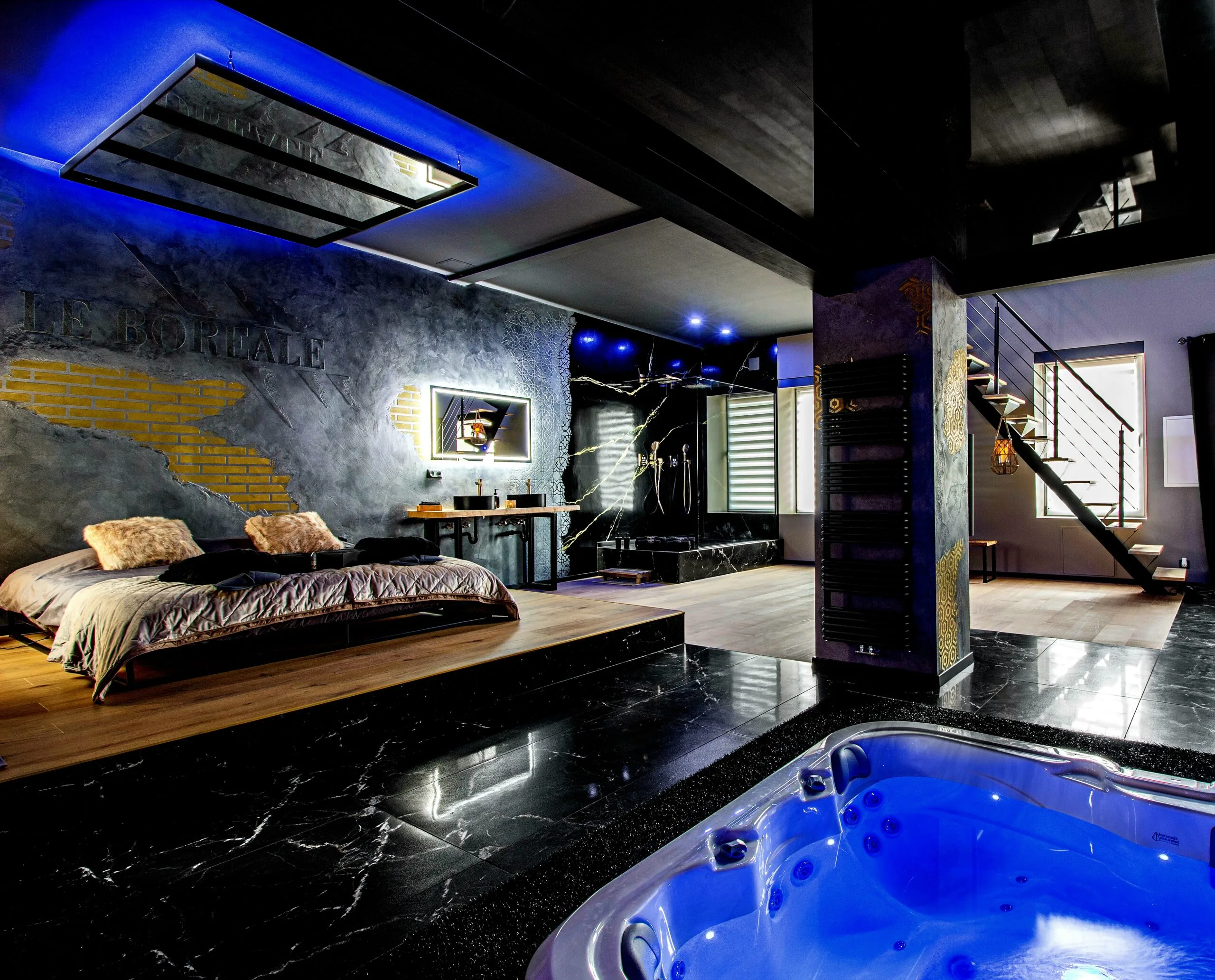 Ambiance romantique avec jacuzzi et sauna à la frontière du luxembourg